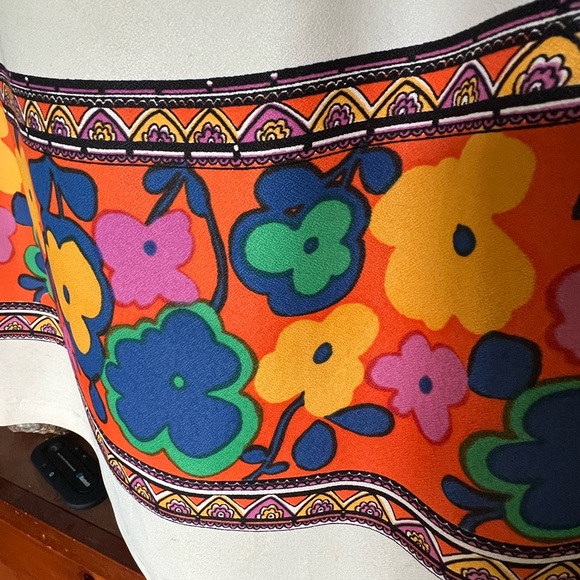 VINTAGE 1960’s Long Sleeve Flower Print Dress!  AMAZING FIND!! “It’s Apropos” - Picture 2 of 5